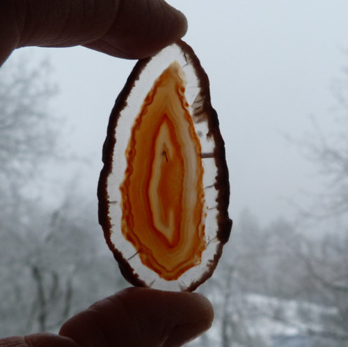 Achát - plátek — foto 3