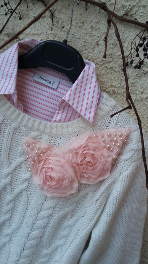 Svetr v "boho" stylu...sleva na 99,-Kč — foto 2