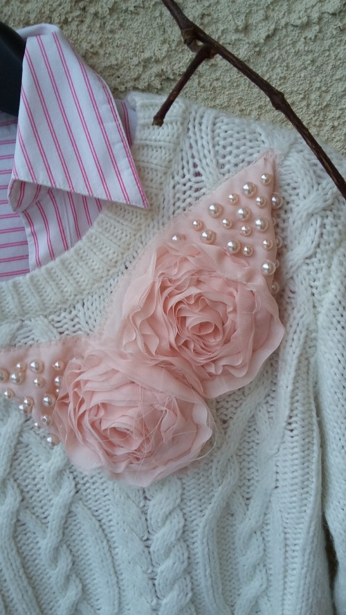 Svetr v "boho" stylu...sleva na 99,-Kč — foto 3