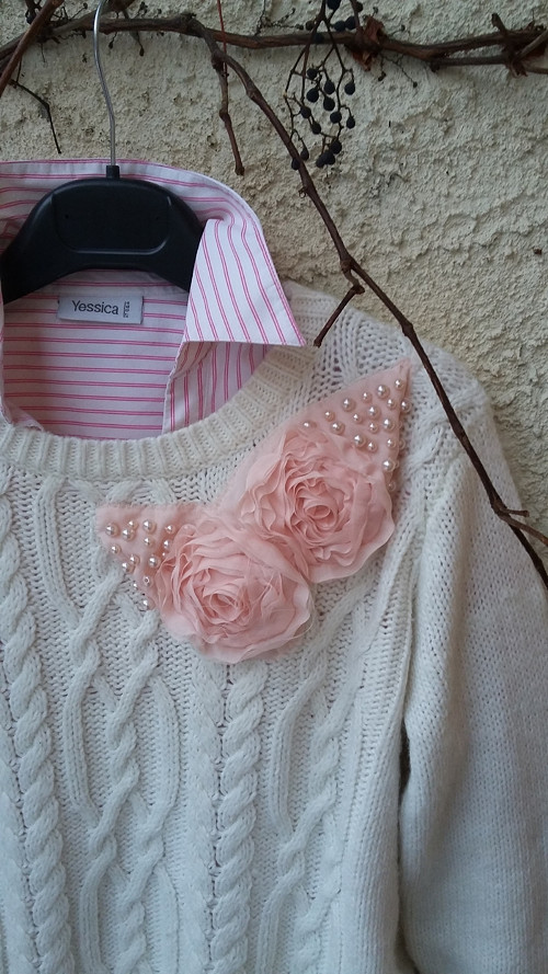 Svetr v "boho" stylu...sleva na 99,-Kč — foto 4
