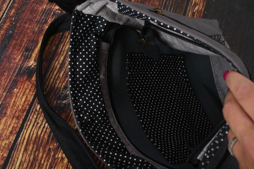 Taška/Crossbody - Bublinky šedé — foto 2