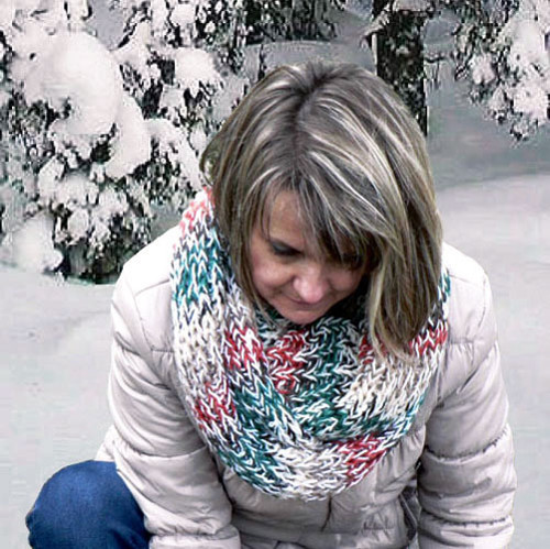 Zimní okáč s angorou — foto 2