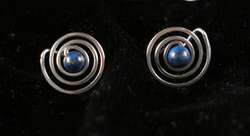 Bodovka spirálka - lapis lazuli — foto 2