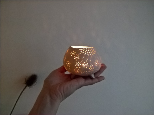 Svítilna Organic Raw Porcelain — foto 2