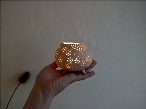 Svítilna Organic Raw Porcelain — foto 3