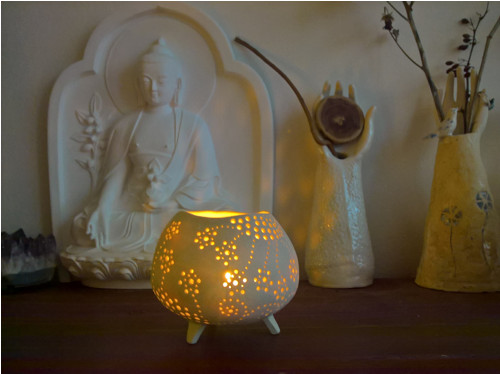 Svítilna Organic Raw Porcelain — foto 4