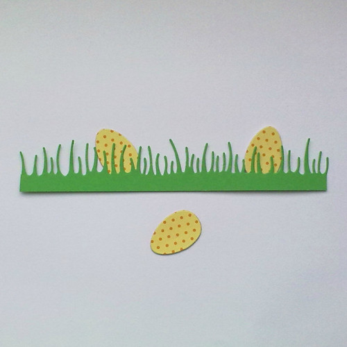 Výsek - Tři kraslice se vzorem (2,5cm - mini) 3ks — foto 2