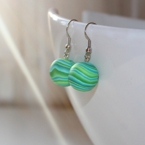 Zelené - Náušnice — foto 2