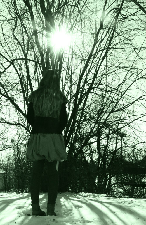 Sukně stromy - Autorská látka — foto 3