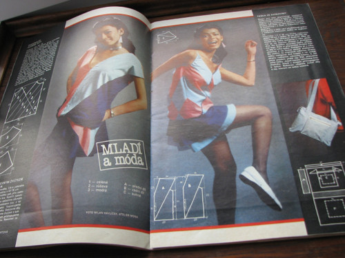 Časopis Žena a móda, číslo 7/1984, střihy! — foto 4