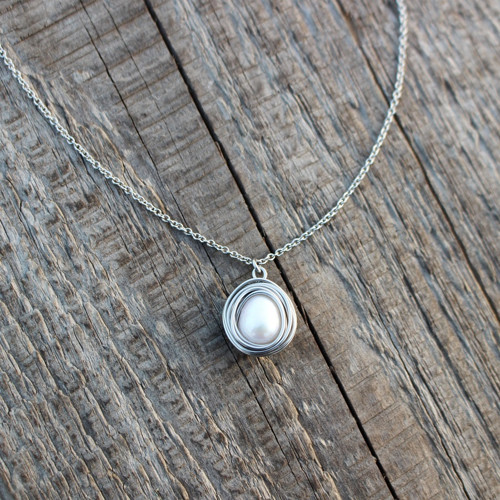 Zasněná • perla, nerez. ocel — foto 3