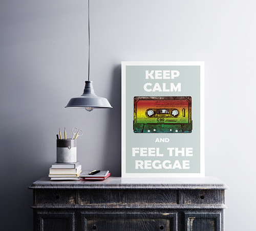 Kazeta s Reggae - Tisk na grafický papír — foto 4