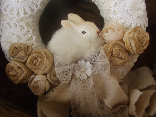Věnec romantický se zajíčkem — foto 6