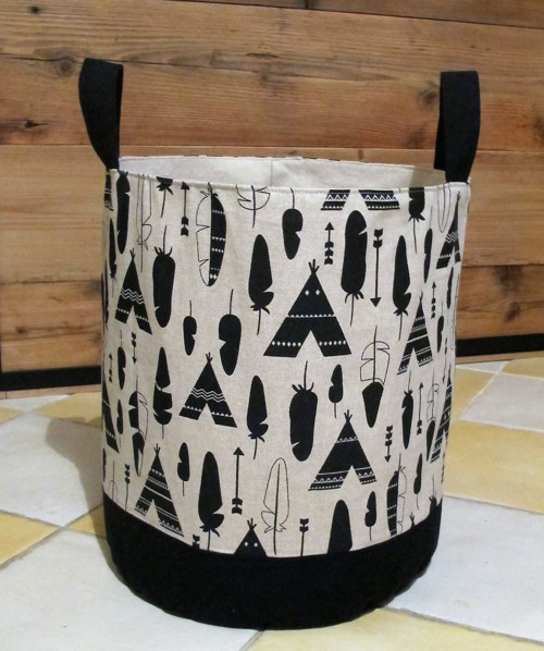 Látkový košík s teepee — foto 3