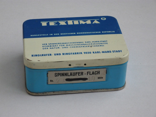 KRABIČKA plechová modrá — foto 2