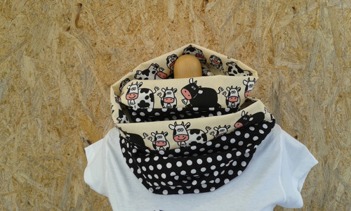 Bavlněný nákrčník - Kravičkový :o) — foto 2