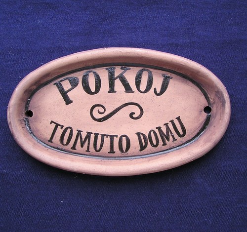 Keramická cedulka "Pokoj tomuto domu" — foto 2