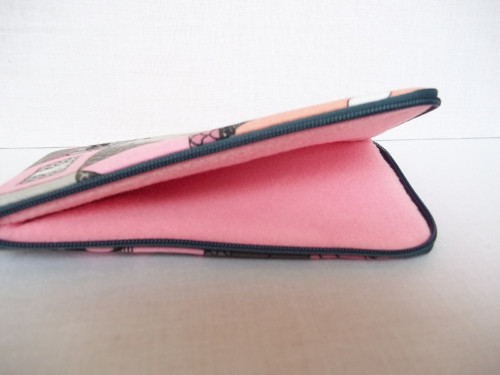 Obal na mobil-Paris (růžový) 15 cm — foto 2