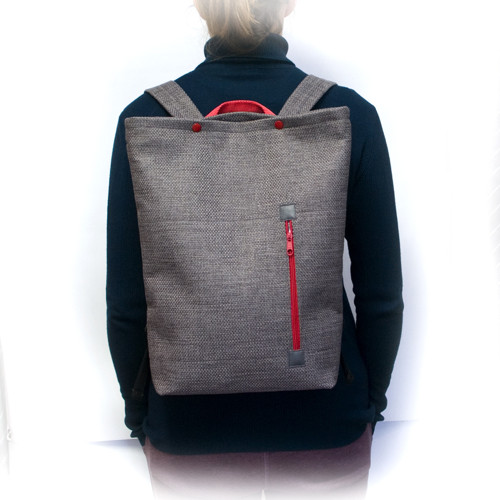 Batoh BoX Grey+Red — foto 5