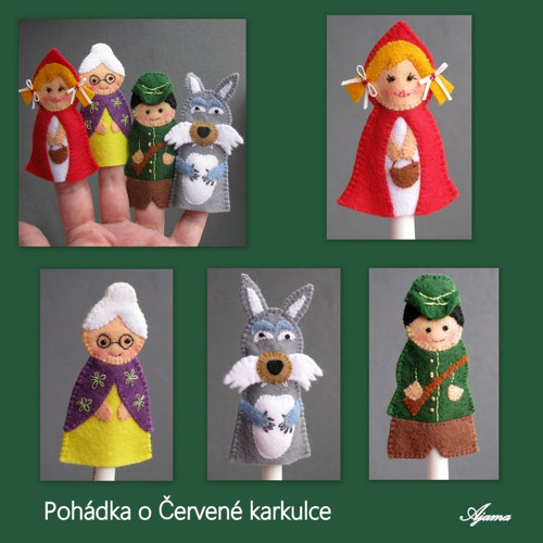 O Červené karkulce - prstoví maňásci — foto 2