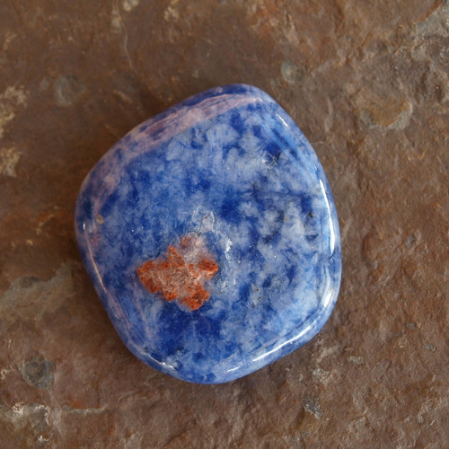 Sodalit-granit , placka 27 x 30 mm — foto 2