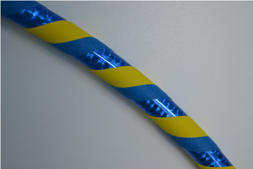 Obruč na hooping modro-žlutá 95 cm SLEVA! — foto 3
