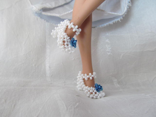 Botičky bílé pro Barbie — foto 2