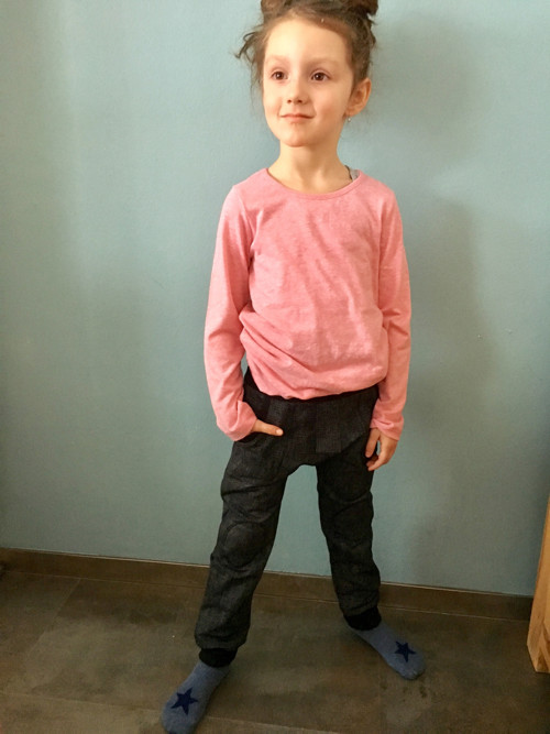 Dětské jeans tepláčky — foto 3