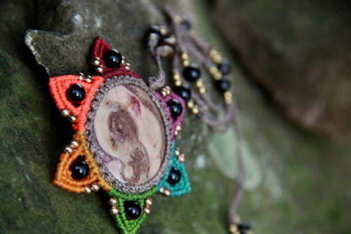 Mandala náhrdelník s jaspisem — foto 5
