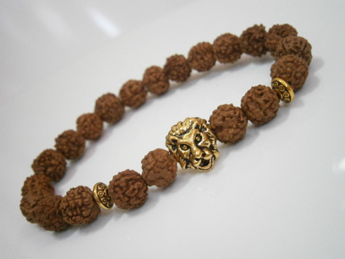 "Rudraksha & Lev" - náramek — foto 3