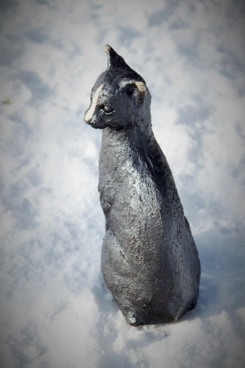 Zahradní plastika - kočka — foto 5