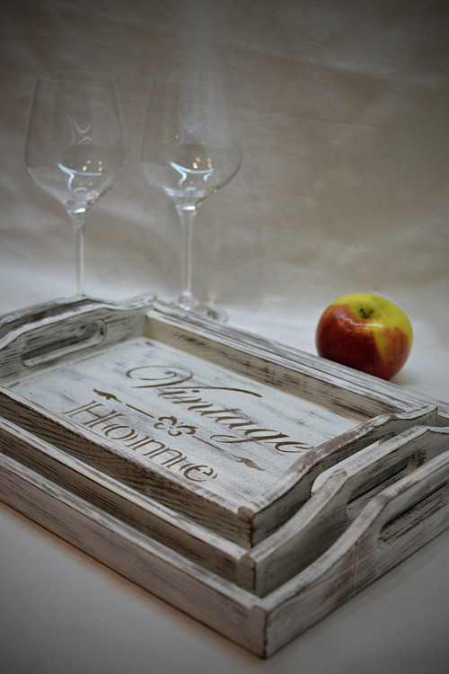 Sada podnosů VINTAGE OLD WHITE !SLEVA! — foto 2