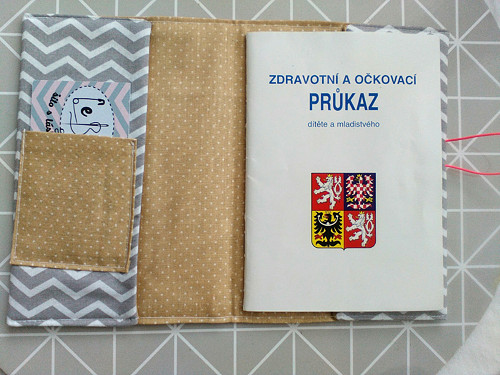 Obal s kapsickou na průkaz ZP chevron — foto 2
