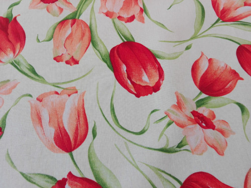 Červený tulipán 57 x 57 — foto 5
