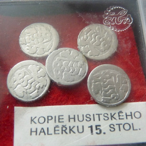 Kopie Husitského haléřku 15.stol. — foto 2