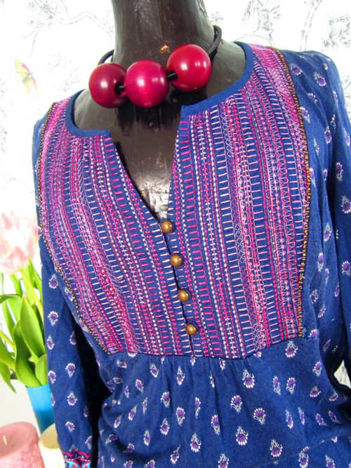 Etno boho tunika — foto 2