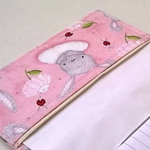 Bunny love - obal na formát A6 s kapsičkami — foto 3