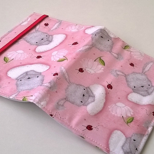 Bunny love - obal na formát A6 s kapsičkami — foto 5