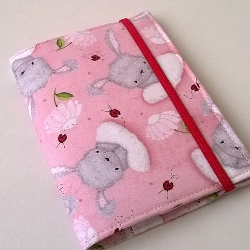 Bunny love - obal na formát A6 s kapsičkami — foto 6