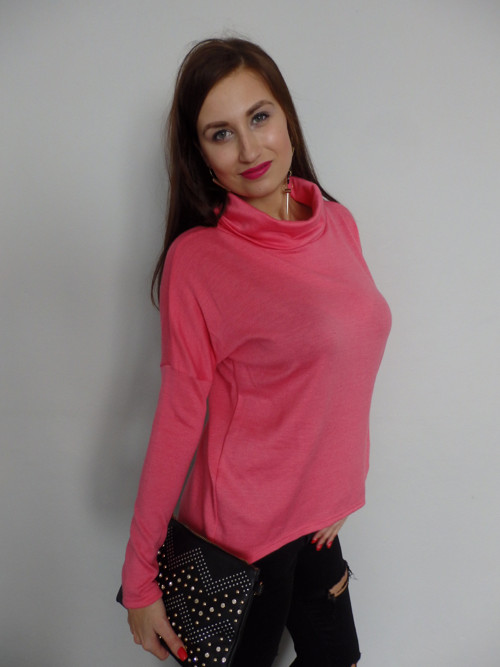 Růžový svetr SLEVA — foto 3