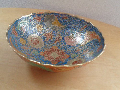 Miska zlato-modrá — foto 2