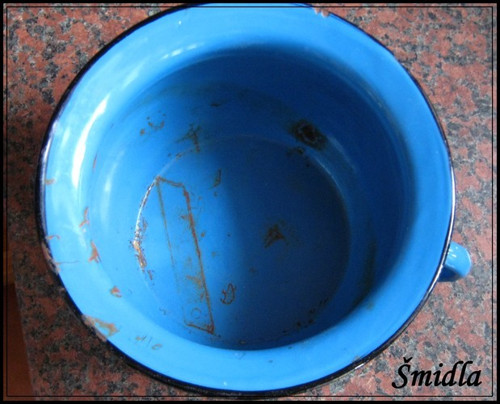 Modrý smalt - nočník — foto 5