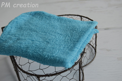 Wrap-dečka,, na focení miminek,,modrá — foto 3