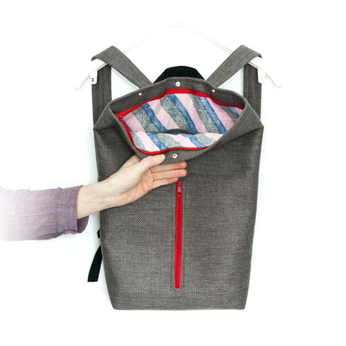 Batoh BoX Grey+Red 2 — foto 2
