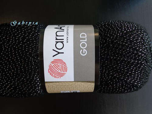 Příze Gold - černá 2 — foto 2
