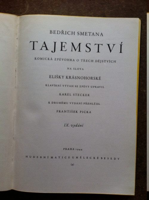 Bedřich Smetana - Tajemství — foto 2