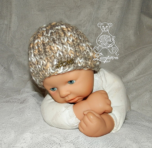 Newborn čepička LOVE — foto 2