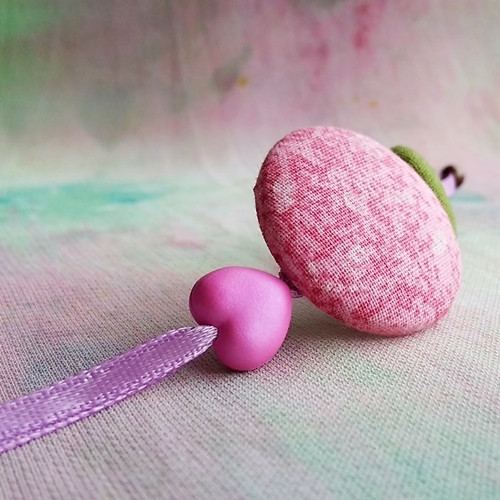 Náramek Růžový se srdcem — foto 3
