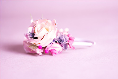 Svatební čelenka "Rose" — foto 2