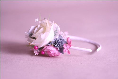 Svatební čelenka "Rose" — foto 3